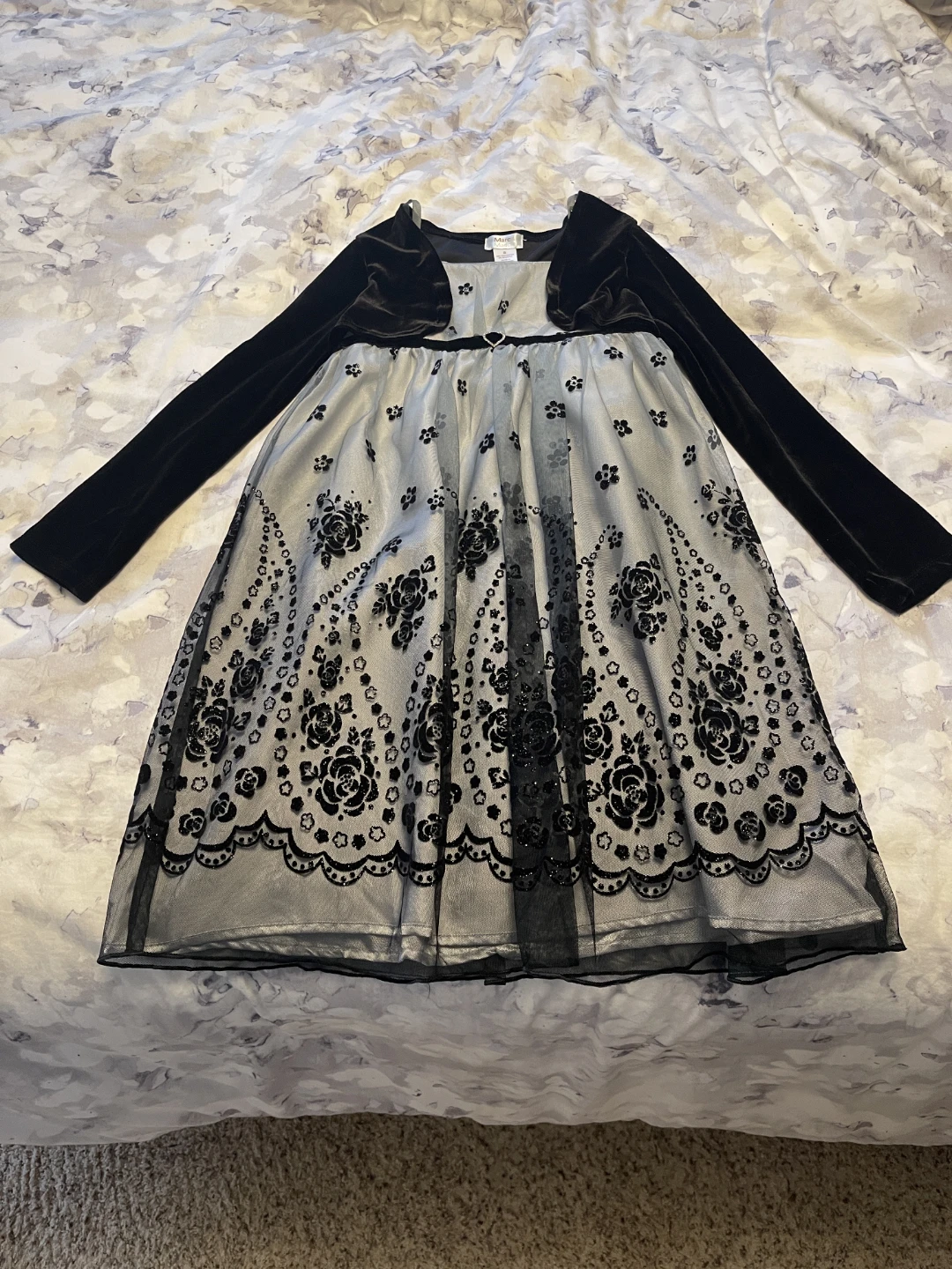 Girls' Dress with Bolero - photo 2