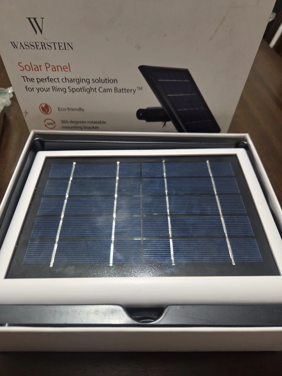 White Solar Panel for Ring Cameras - photo 4
