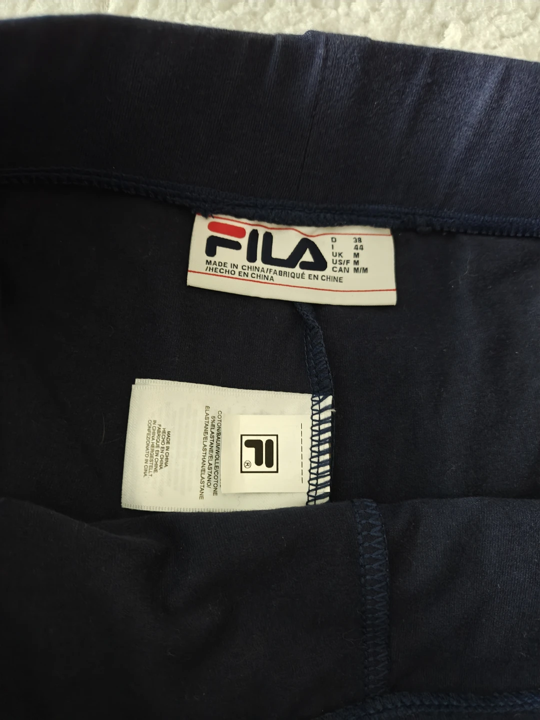 Fila Navy Blue Logo Shorts Size M - photo 4