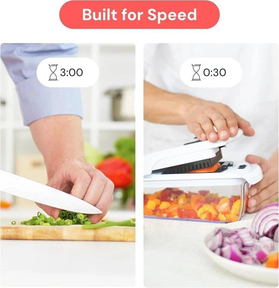 Vegetable Chopper and Dicer Set - photo 4