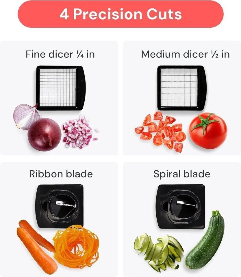 Vegetable Chopper and Dicer Set - photo 5