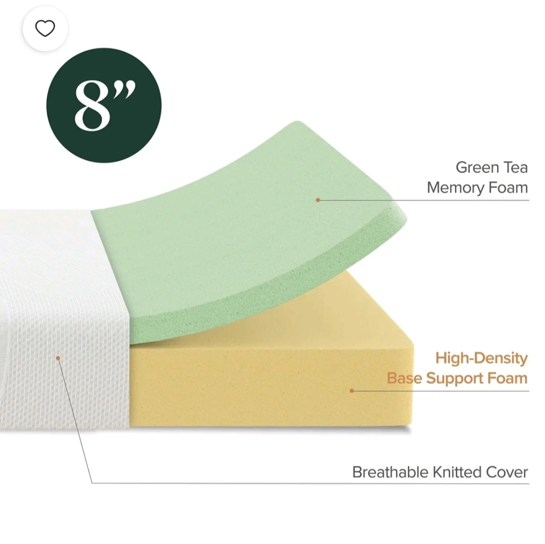 Spa Sensations 8" Serenity Memory Foam Mattress - Full - photo 3