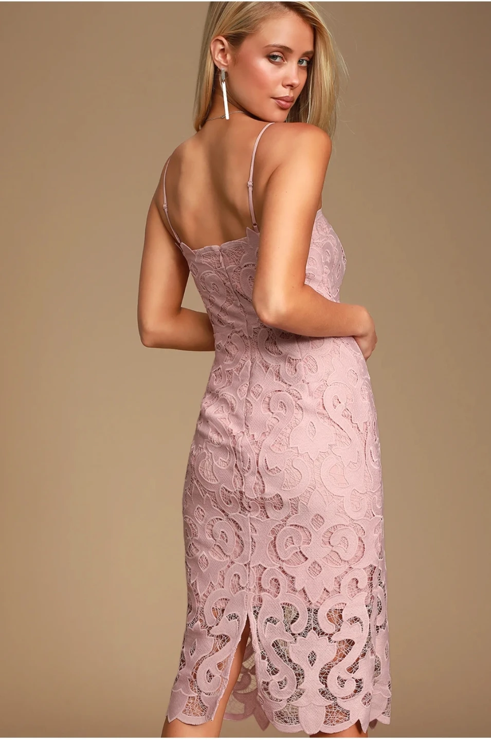 NEW! Bardot Lina crochet lace midi dress - photo 2