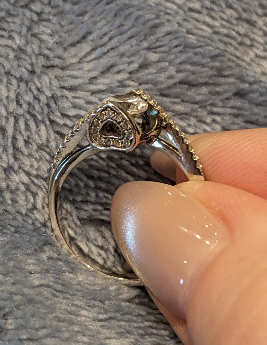 Sterling Silver and Cubic Zirconia Ring - photo 2