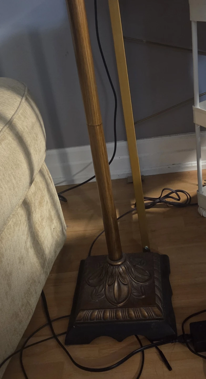 Bombay Floor Lamp with Tan Shade - photo 3