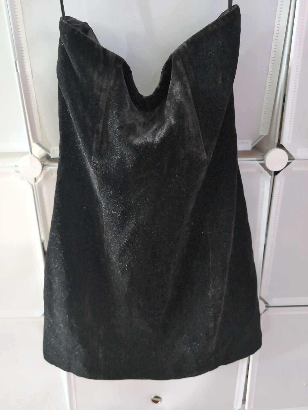 AX Armani Exchange Black Velvet Mini Dress - photo 2