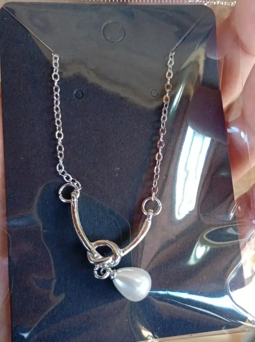 Silver-tone Pearl Necklace