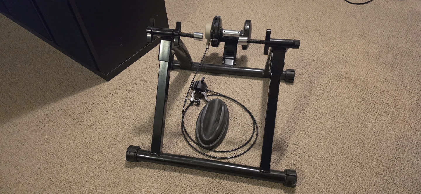 Black Bike Trainer Stand