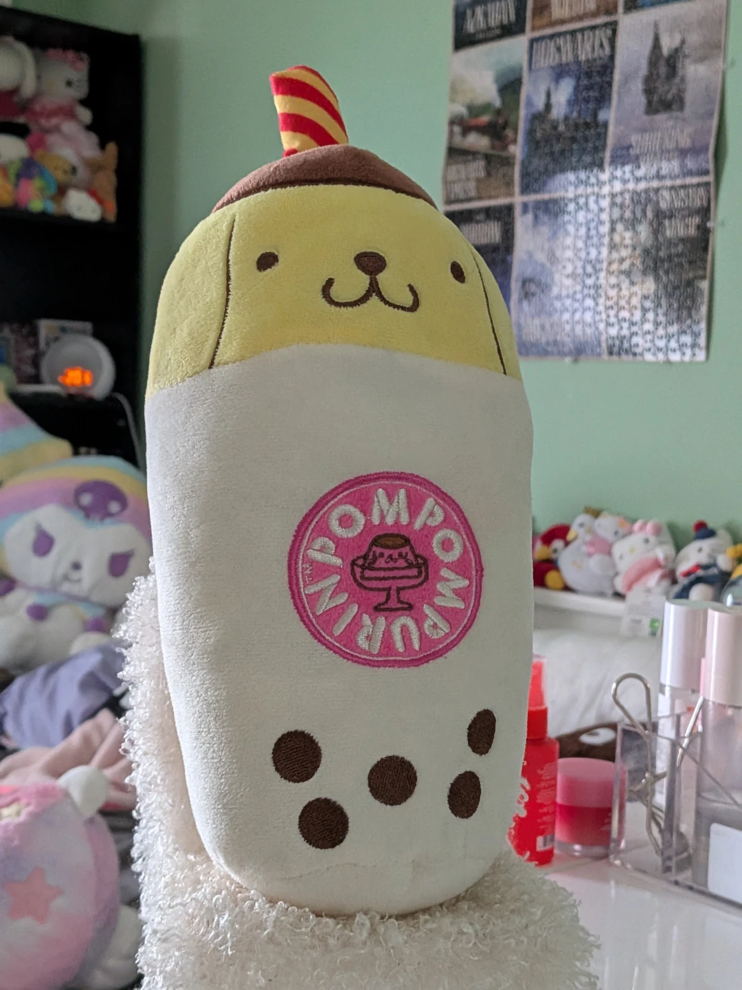 Sanrio Pompompurin Boba Plush