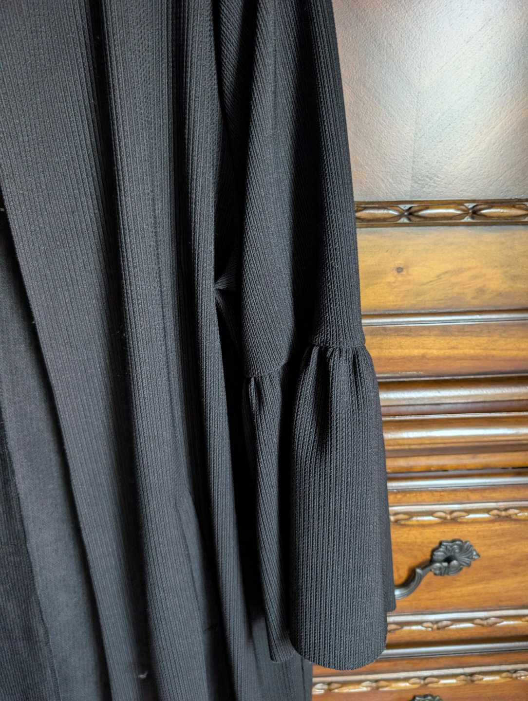SHEIN Black Bell Sleeve Cardigan - photo 2