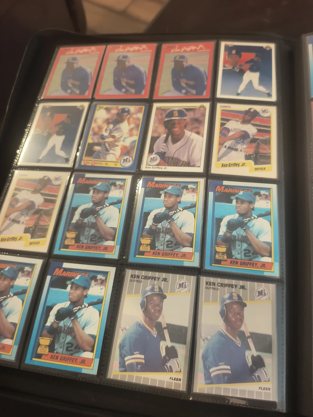 Collection of Deion Sanders and Bo Jackson Baseball Cards