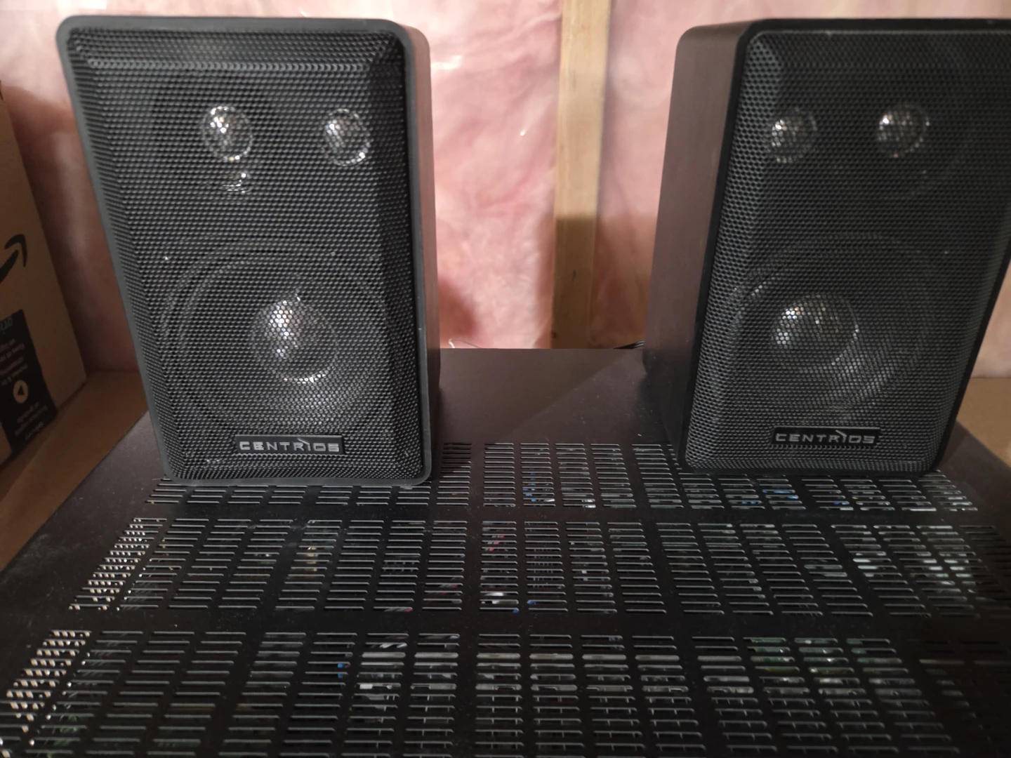 Centrios bookshelf speakers.