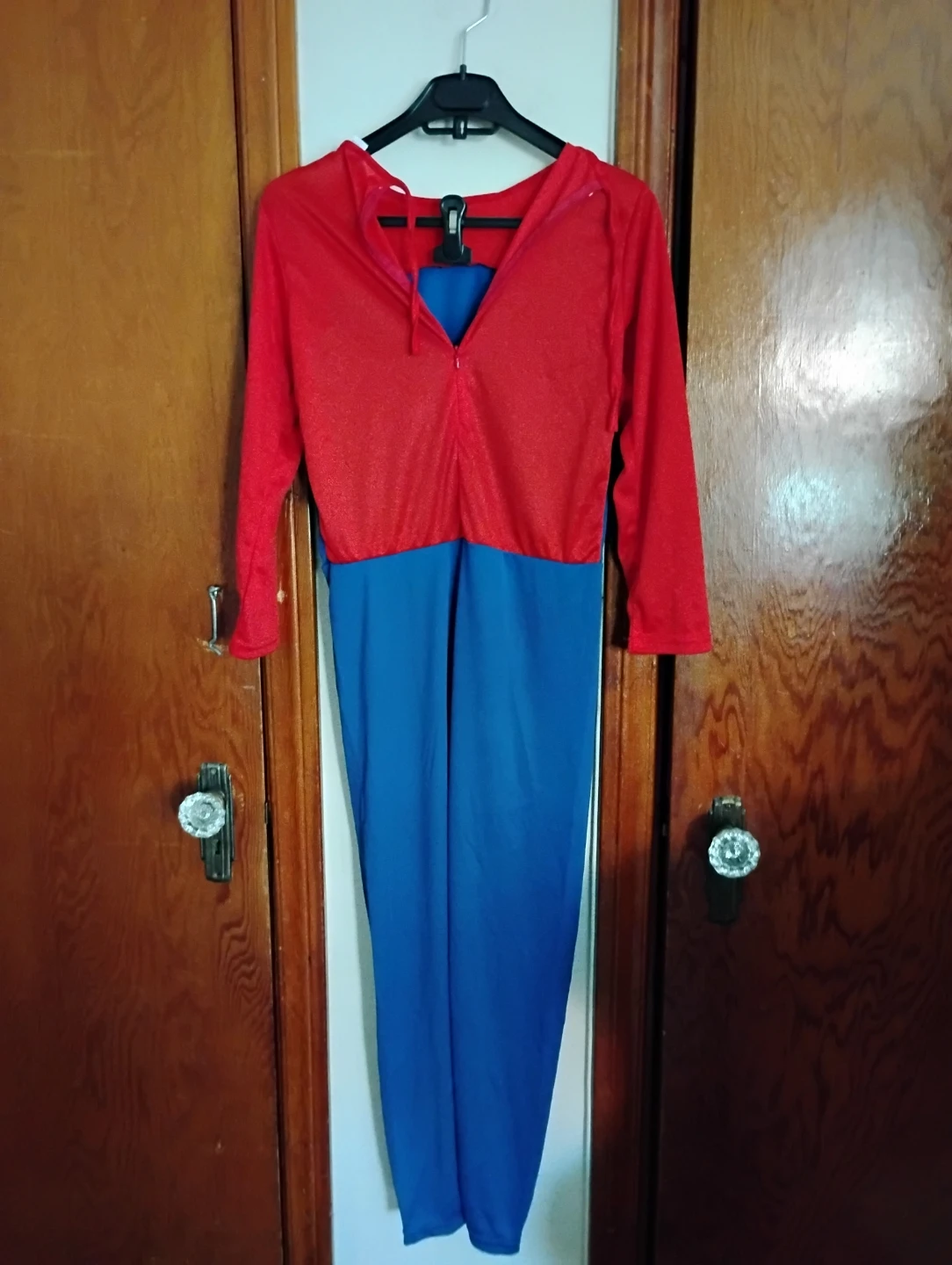 Mario Costume Jumpsuit with Hat - Size XL for 12 to 16 year old - photo 2