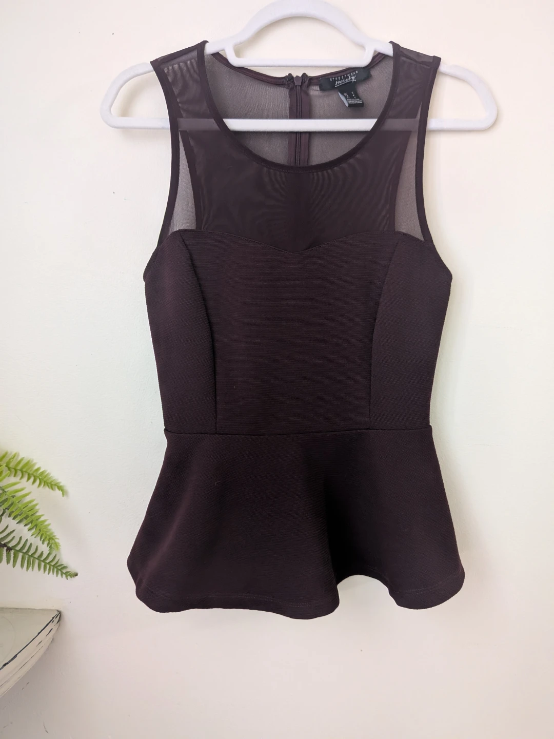 Women's (S) Peplum Top