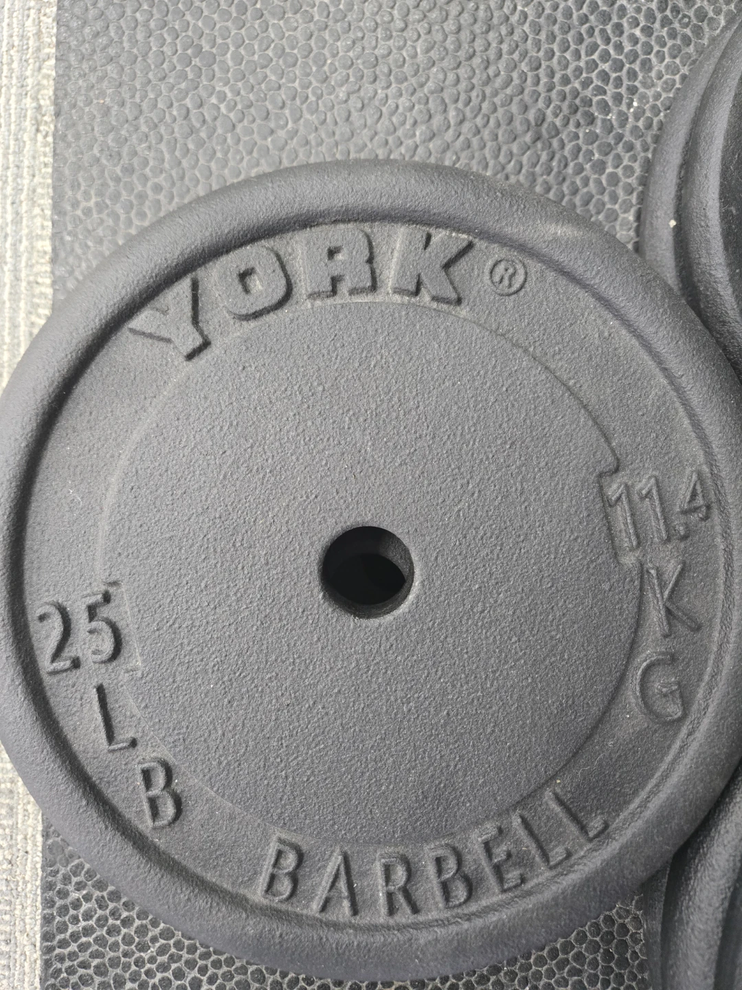 York Barbell Weight Plate 25 lb / 11.4 kg x 2
