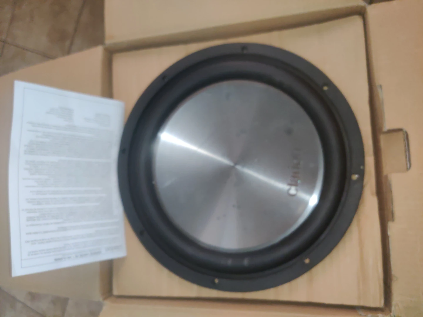 Used Subwoofer in Box - photo 3