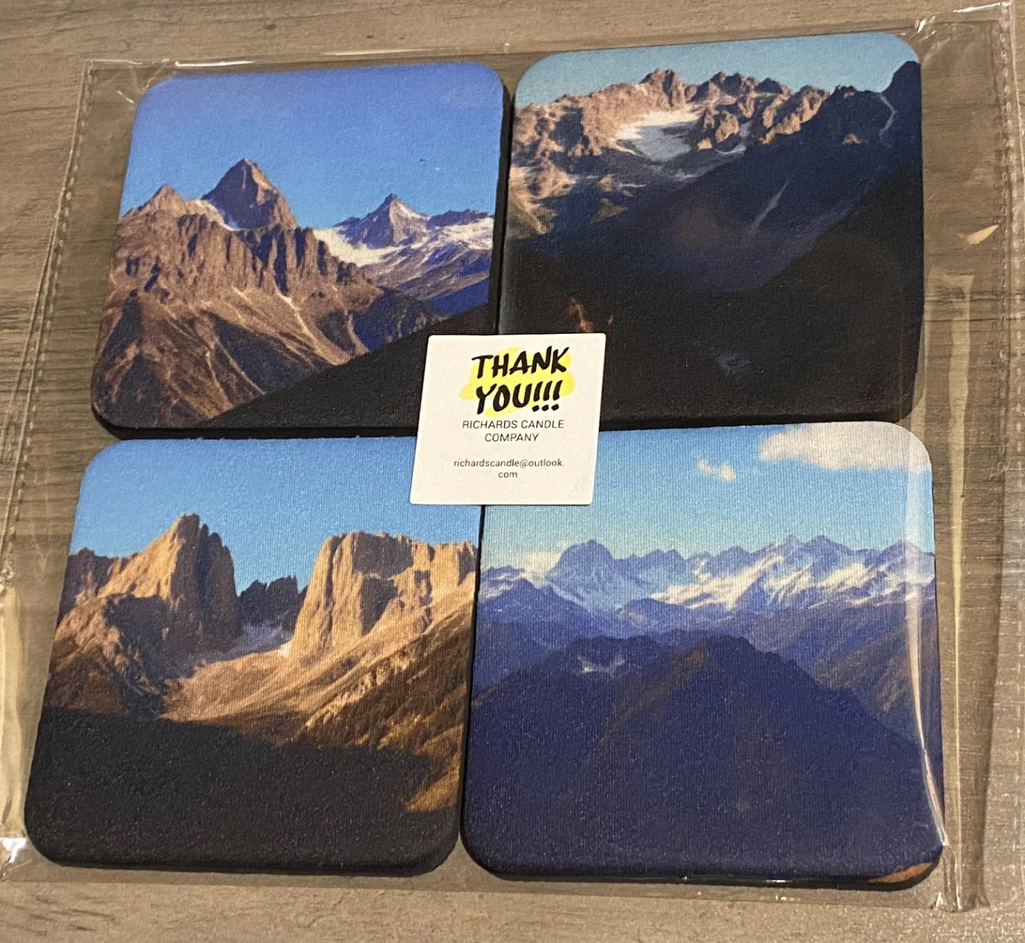 Table coasters set of 4 - photo 2