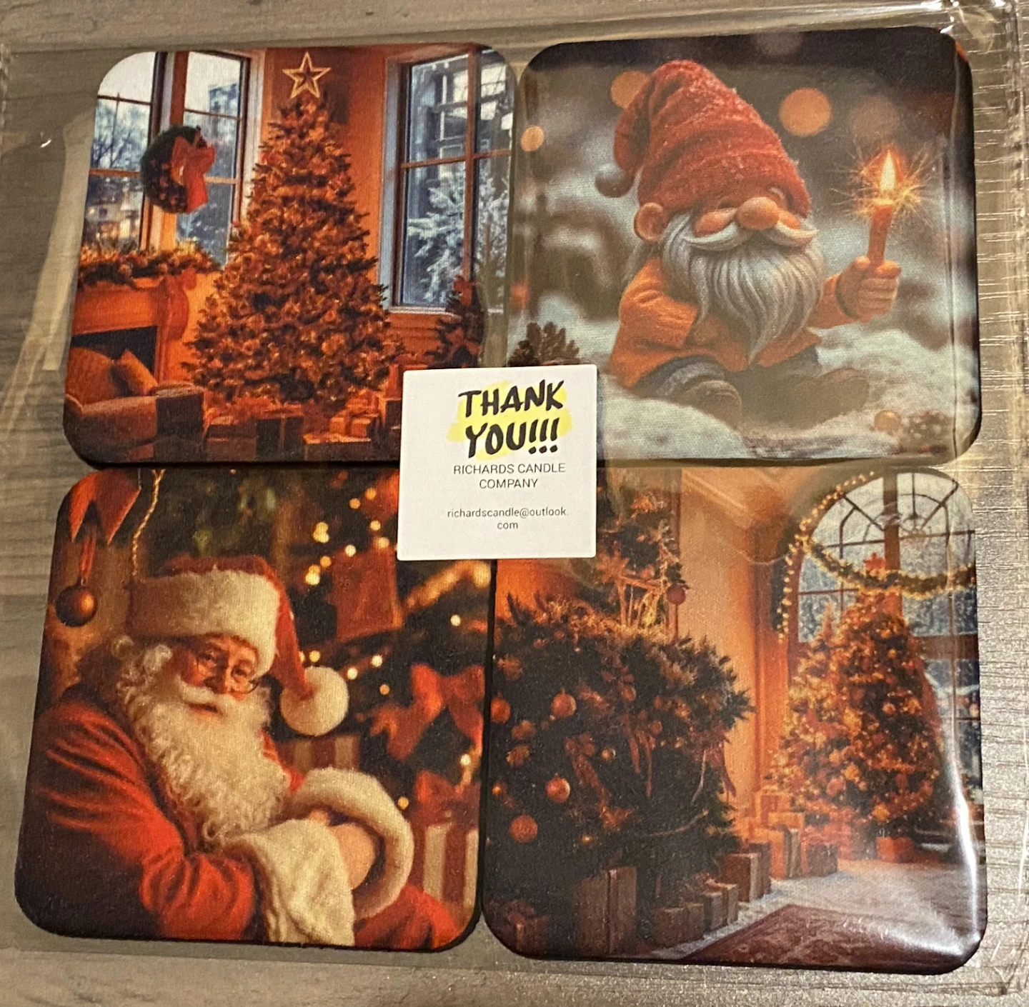 Table coasters set of 4 - photo 5