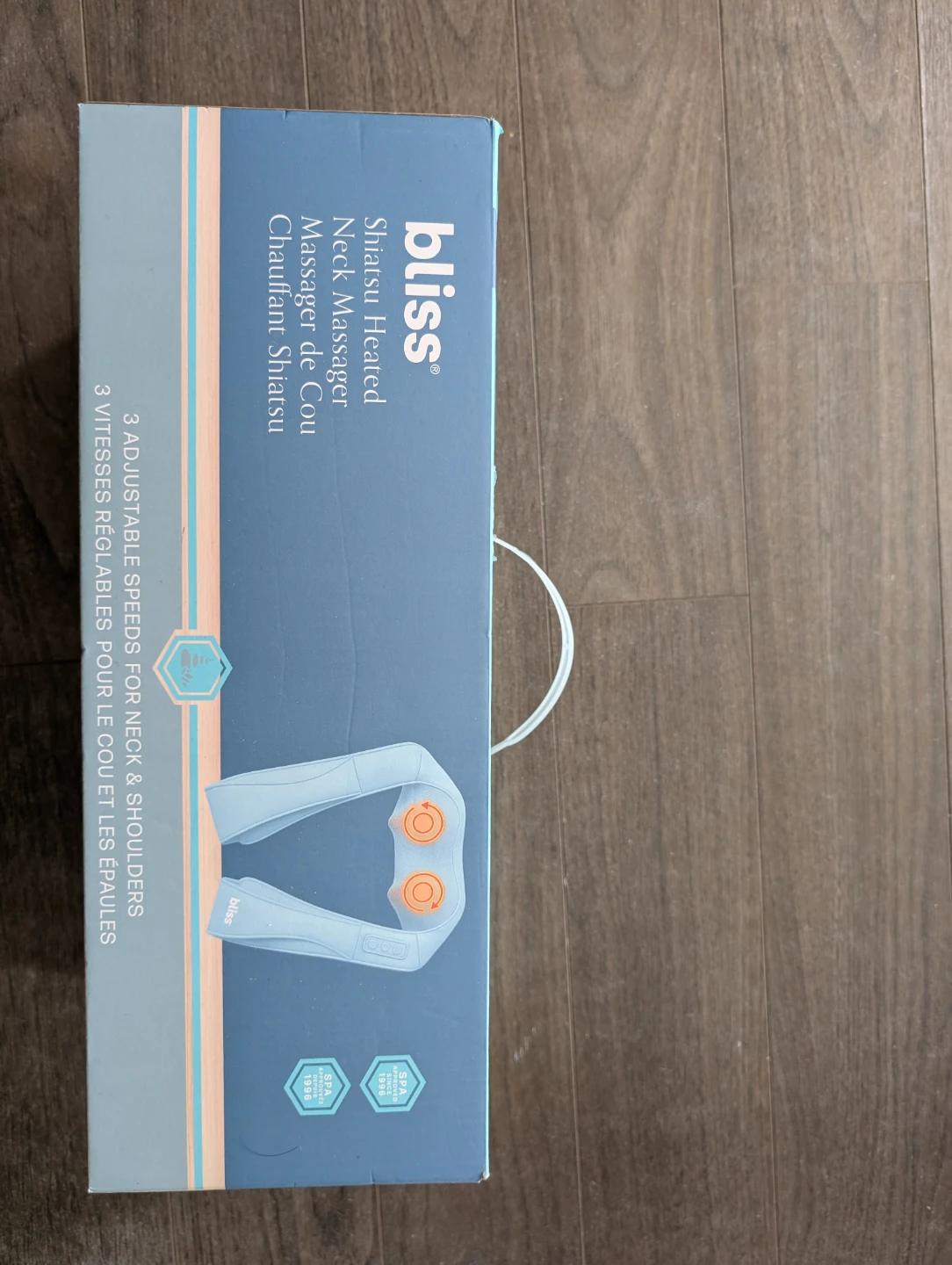 Shiatsu heated neck massager