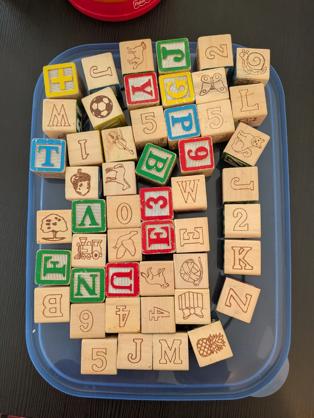 Kids Wooden Blocks and Puzzles Lot