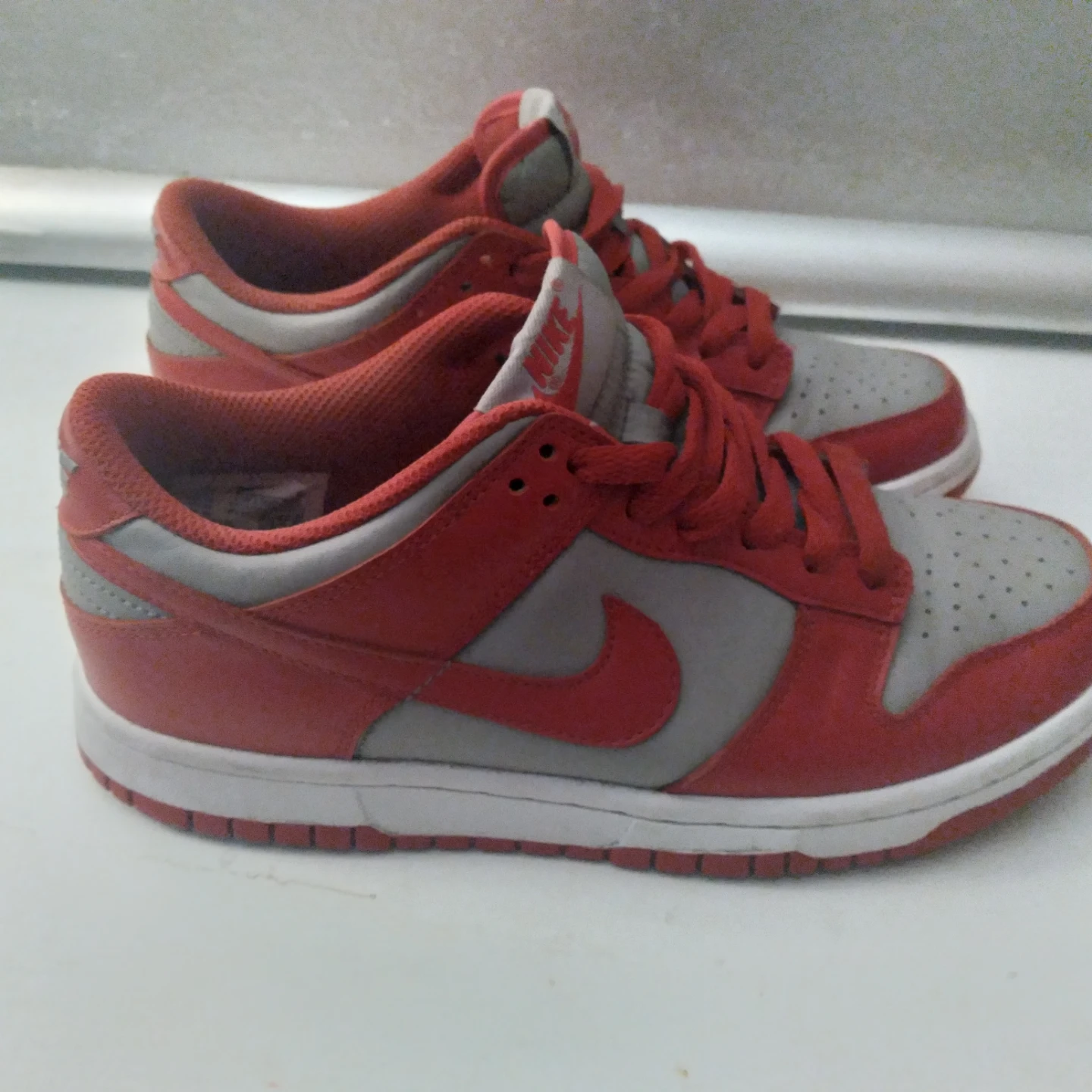 Nike Dunk Low Red Grey Sneakers