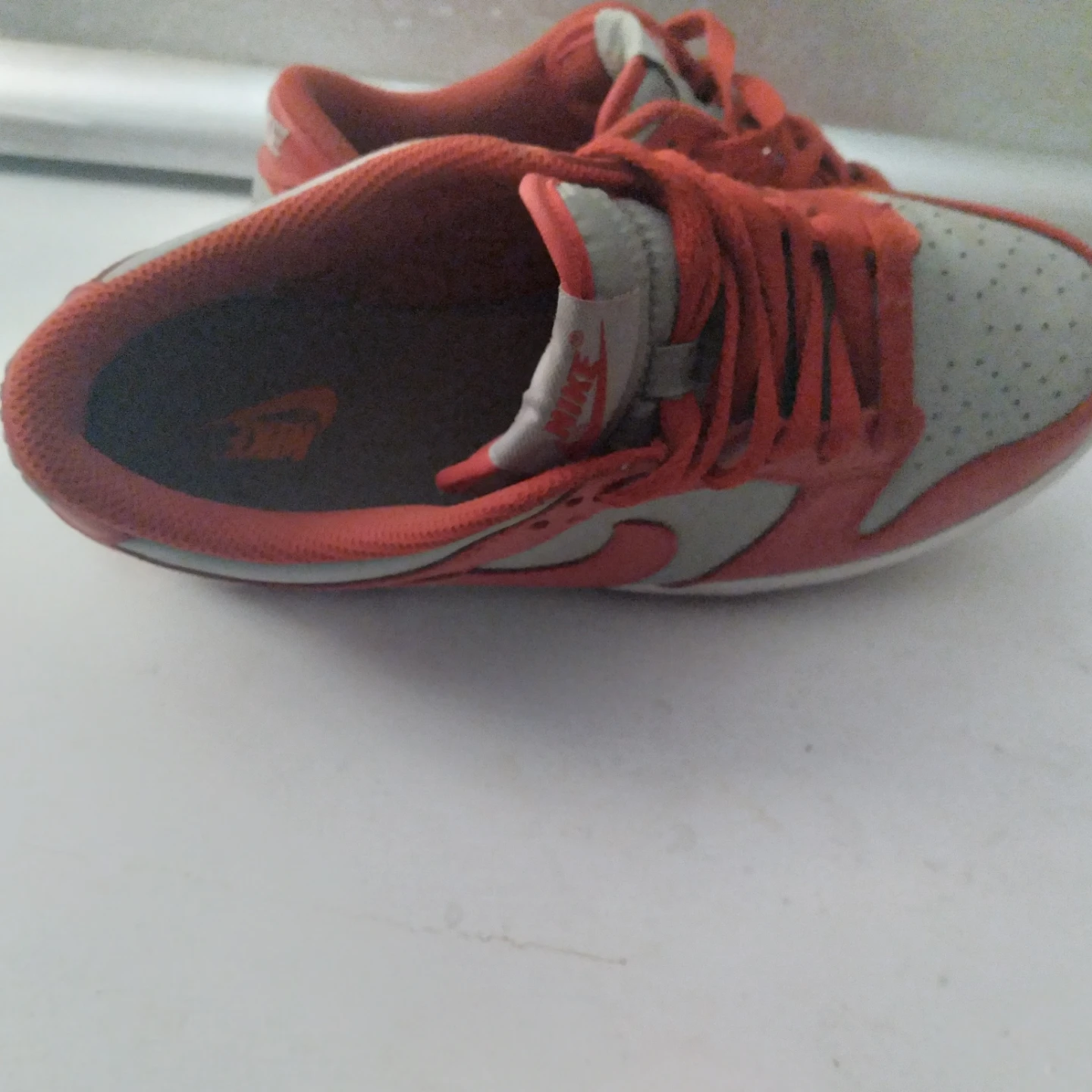 Nike Dunk Low Red Grey Sneakers - photo 4
