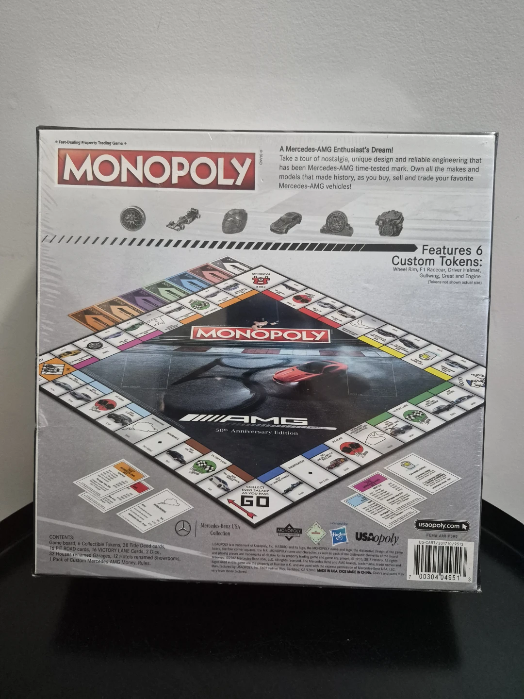 SEALED Monopoly Mercedes-Benz AMG 50th Anniversary Edition - photo 2