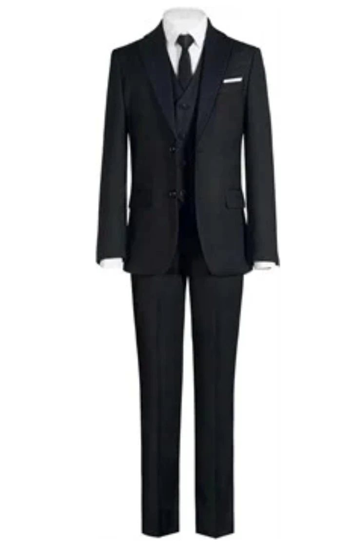 Black Three-Piece Suit
