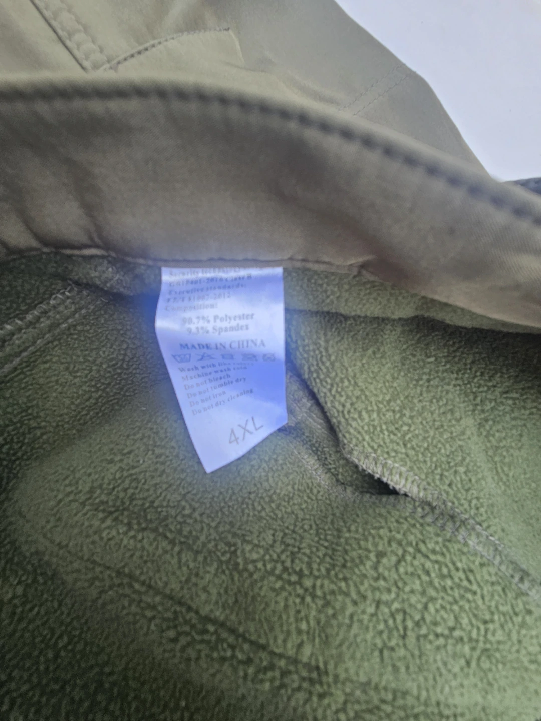 Men's 4XL Olive Green Cargo Pants - photo 2