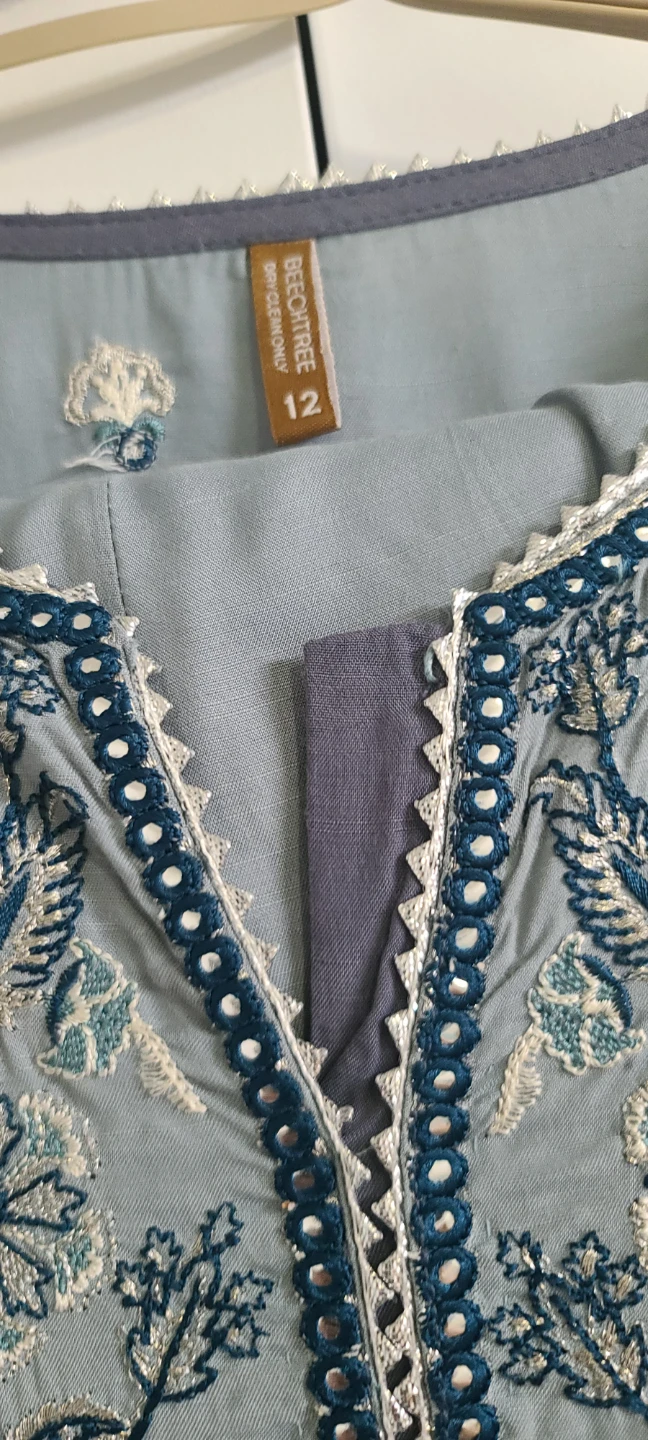 BeechTree Women's Embroidered 2 pcs dress- Size 12 - photo 5