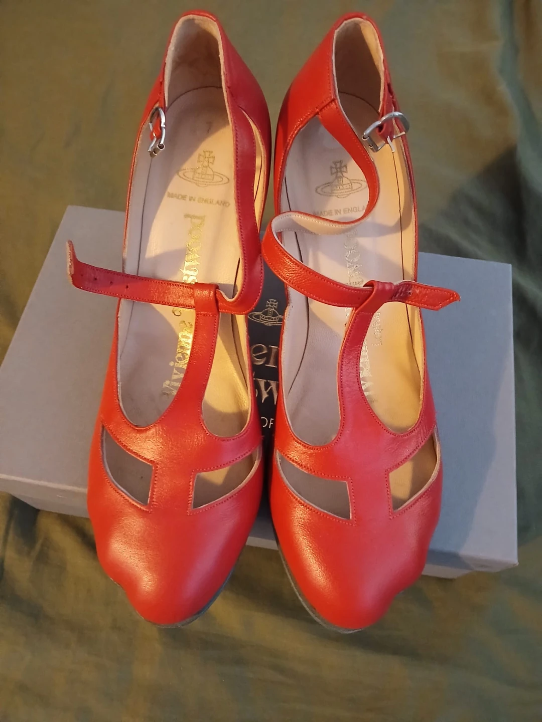 Vivienne Westwood Red Leather Heels