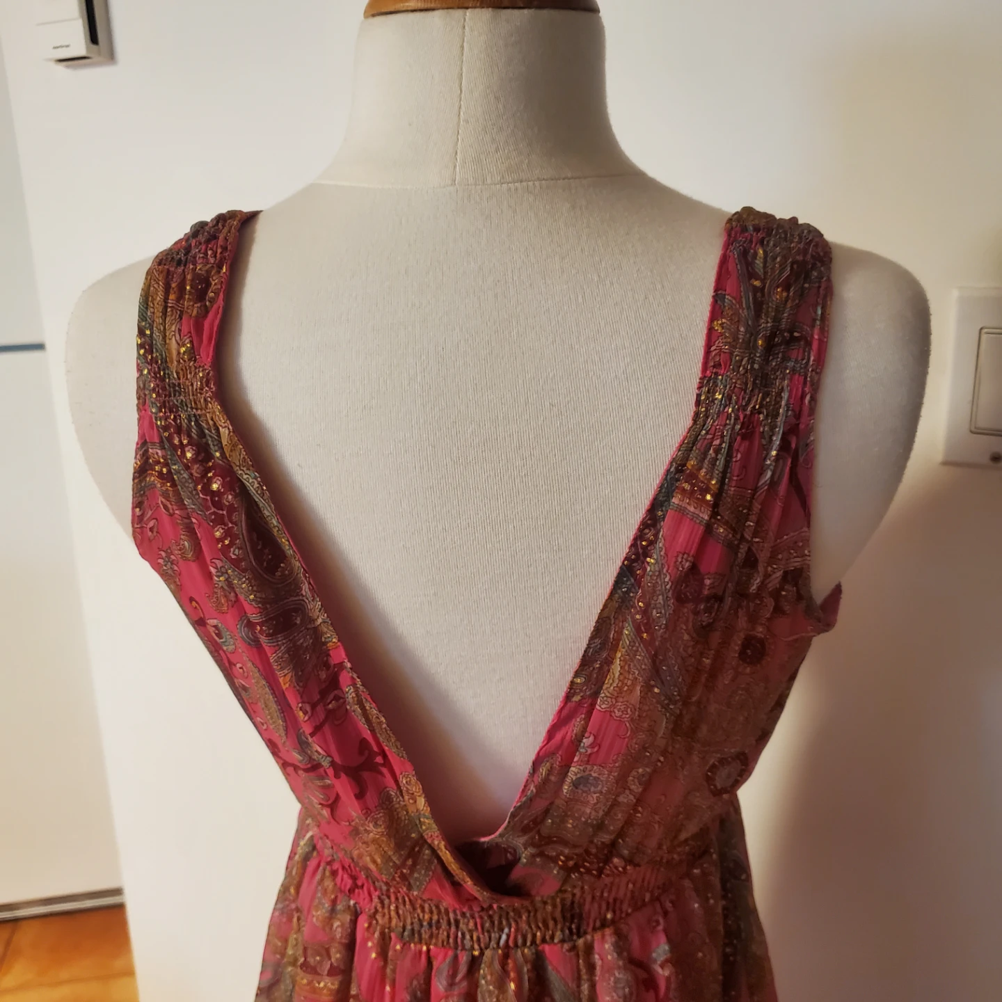 Pink Paisley Maxi Dress - photo 4
