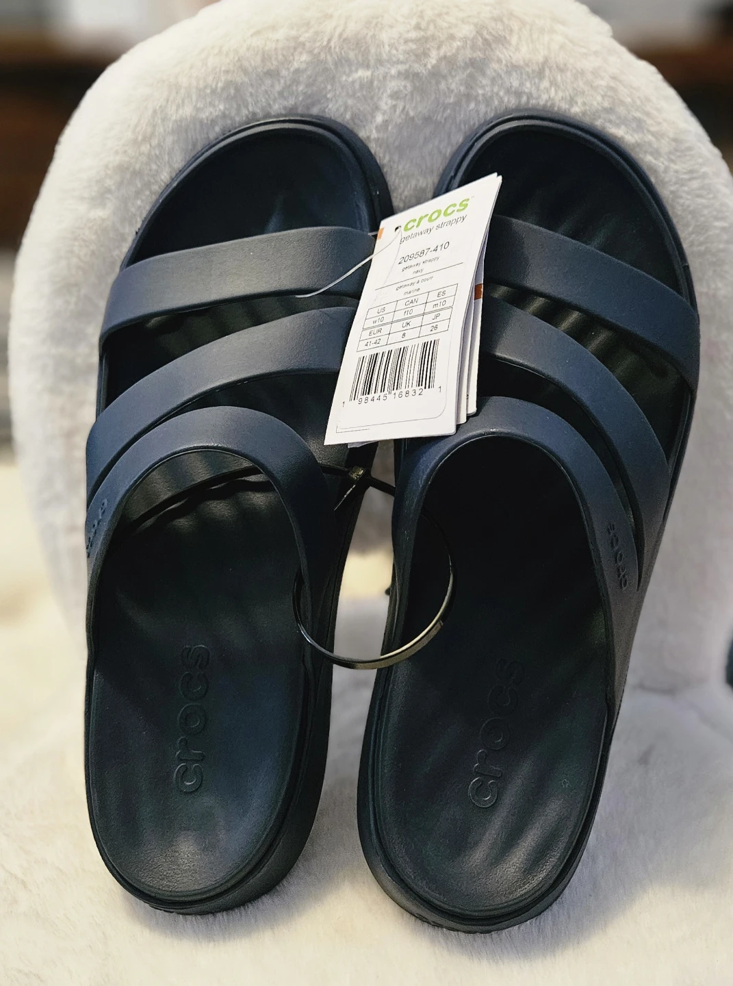 Crocs Getaway Strappy Navy Blue W10, M8