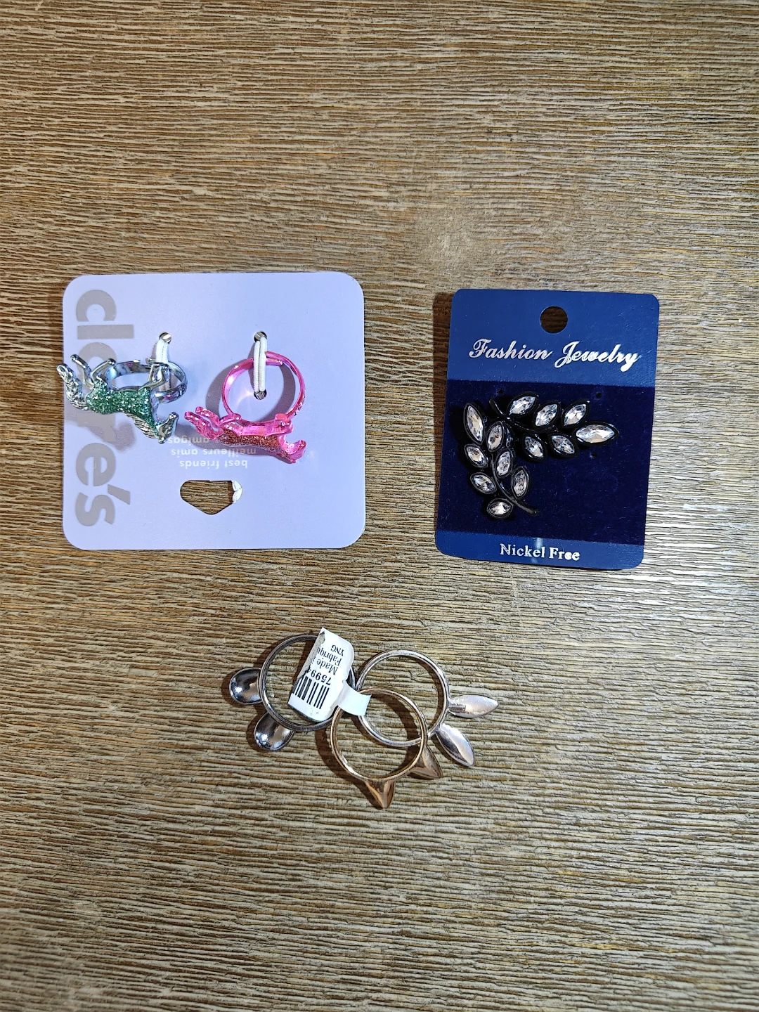Claire's and Fashion Jewelry Rings