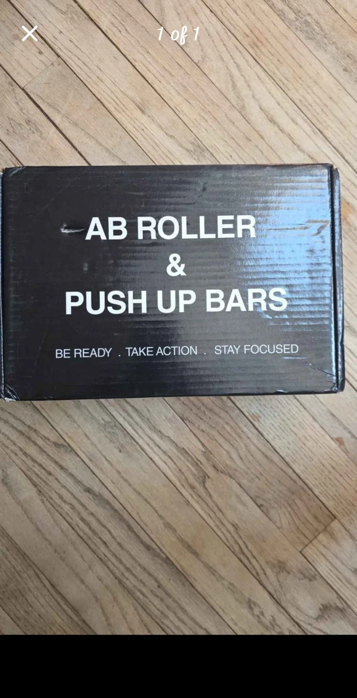 Ab Roller & Push Up Bars Set