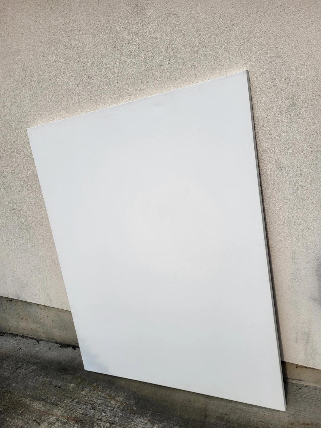 Blank Canvas with Wooden Frame