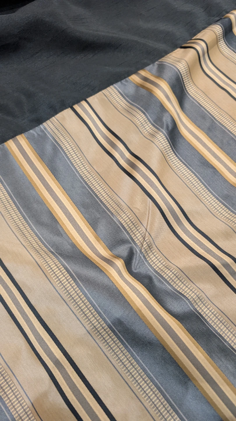 Custom Blackout Curtain Panels with Matching Custom Curtain Rod