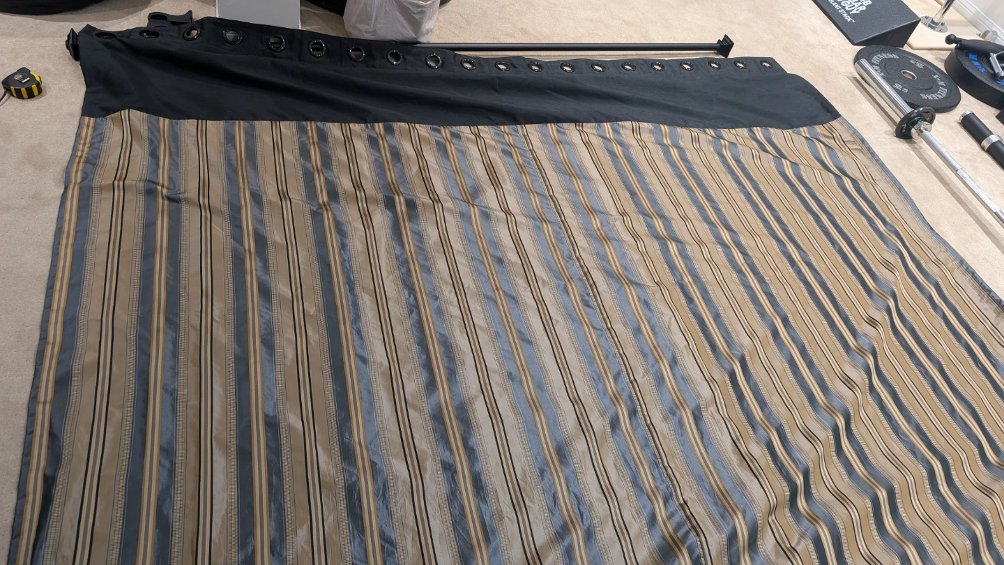 Custom Blackout Curtain Panels with Matching Custom Curtain Rod - photo 2