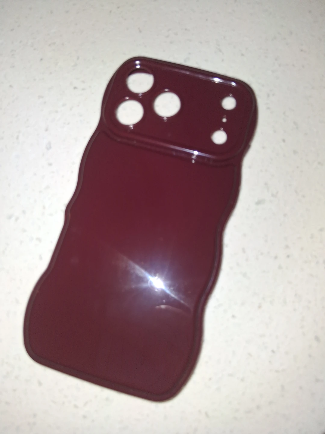 Red Wavy Phone Case for iPhone 12 Pro Max