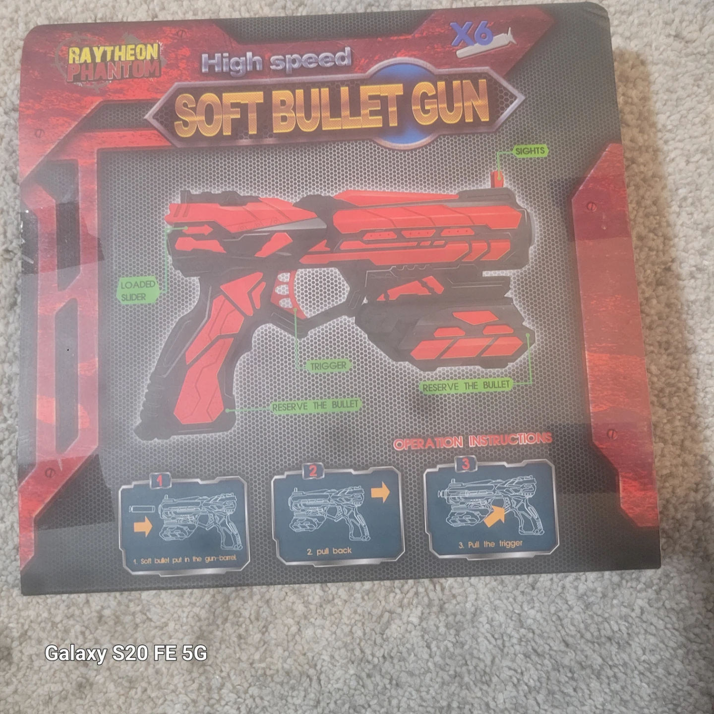 Raytheon Phantom Soft Bullet Gun - photo 3