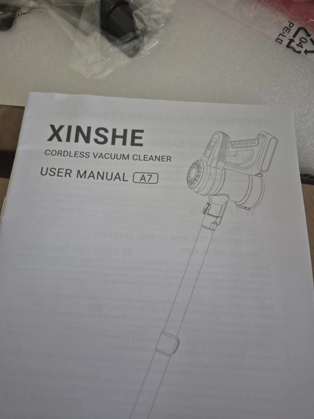 XINSHE Cordless Vacuum Cleaner A7 - photo 4