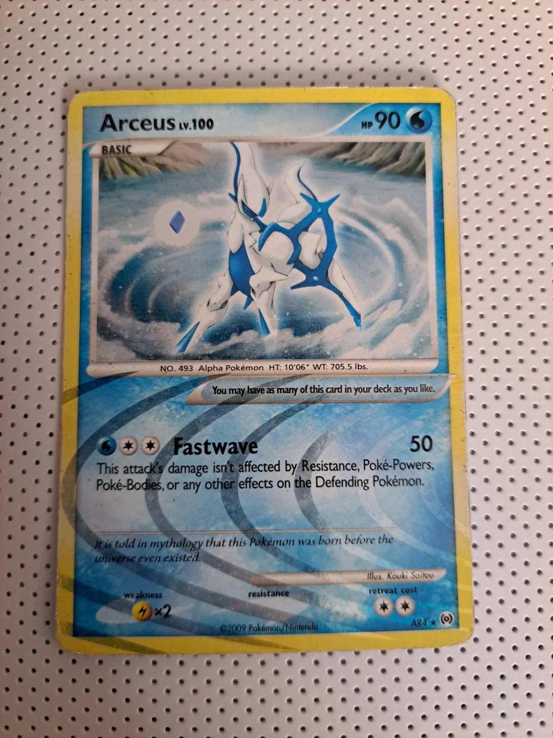 Arceus AR4 Holo rare HP