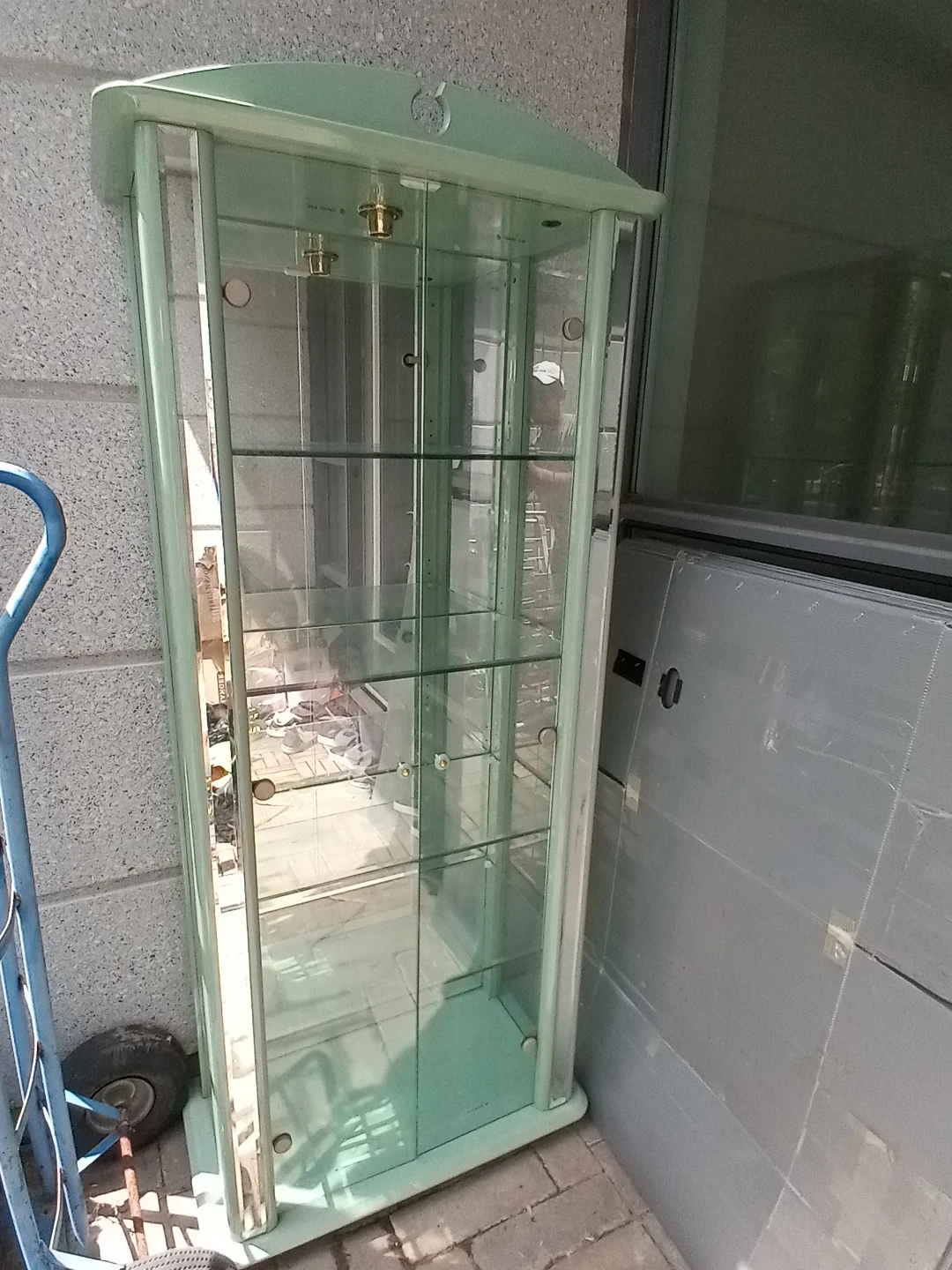 Light Green Display Cabinet
