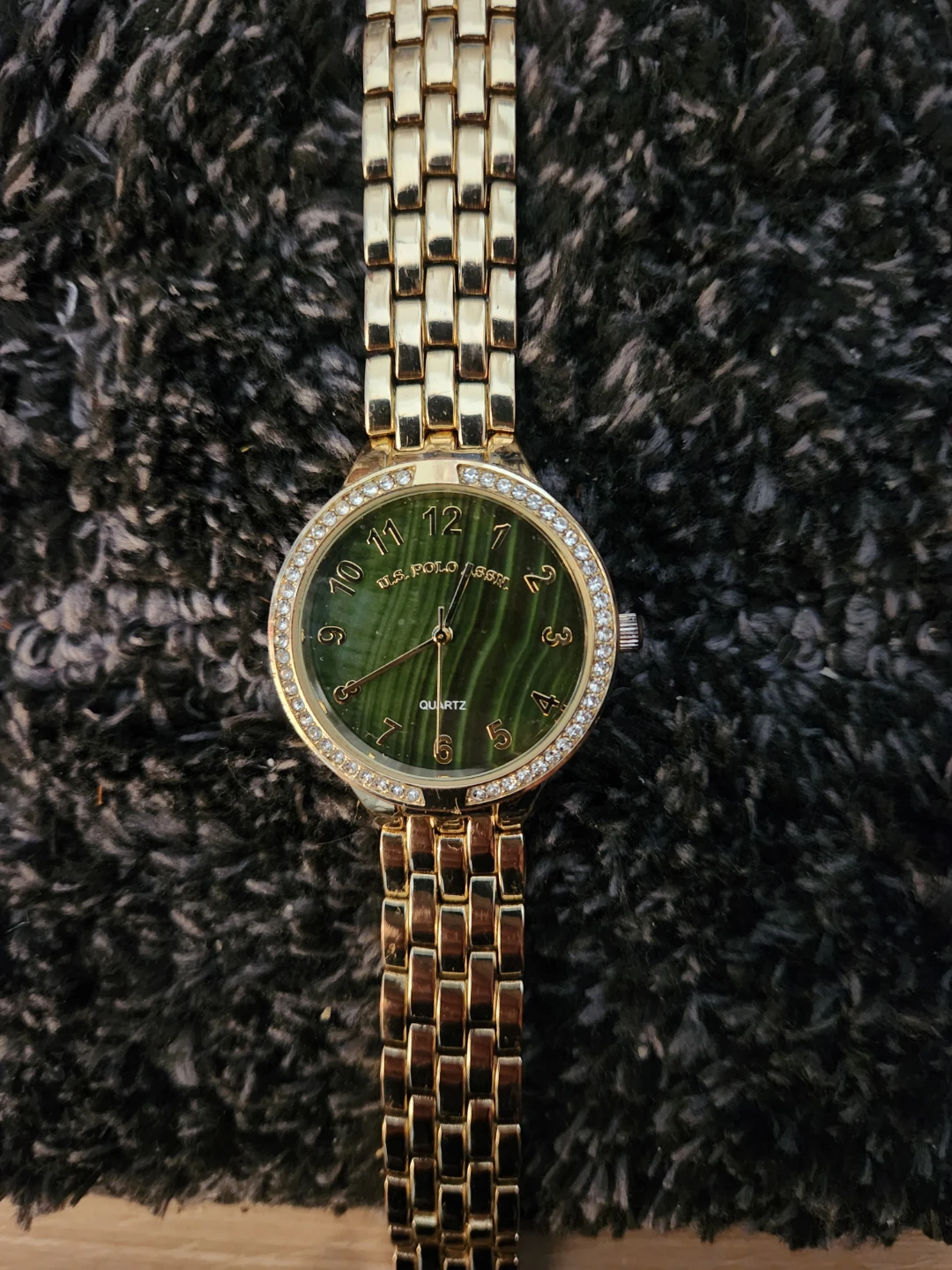 U.S. Polo Assn. Gold Tone Quartz Watch
