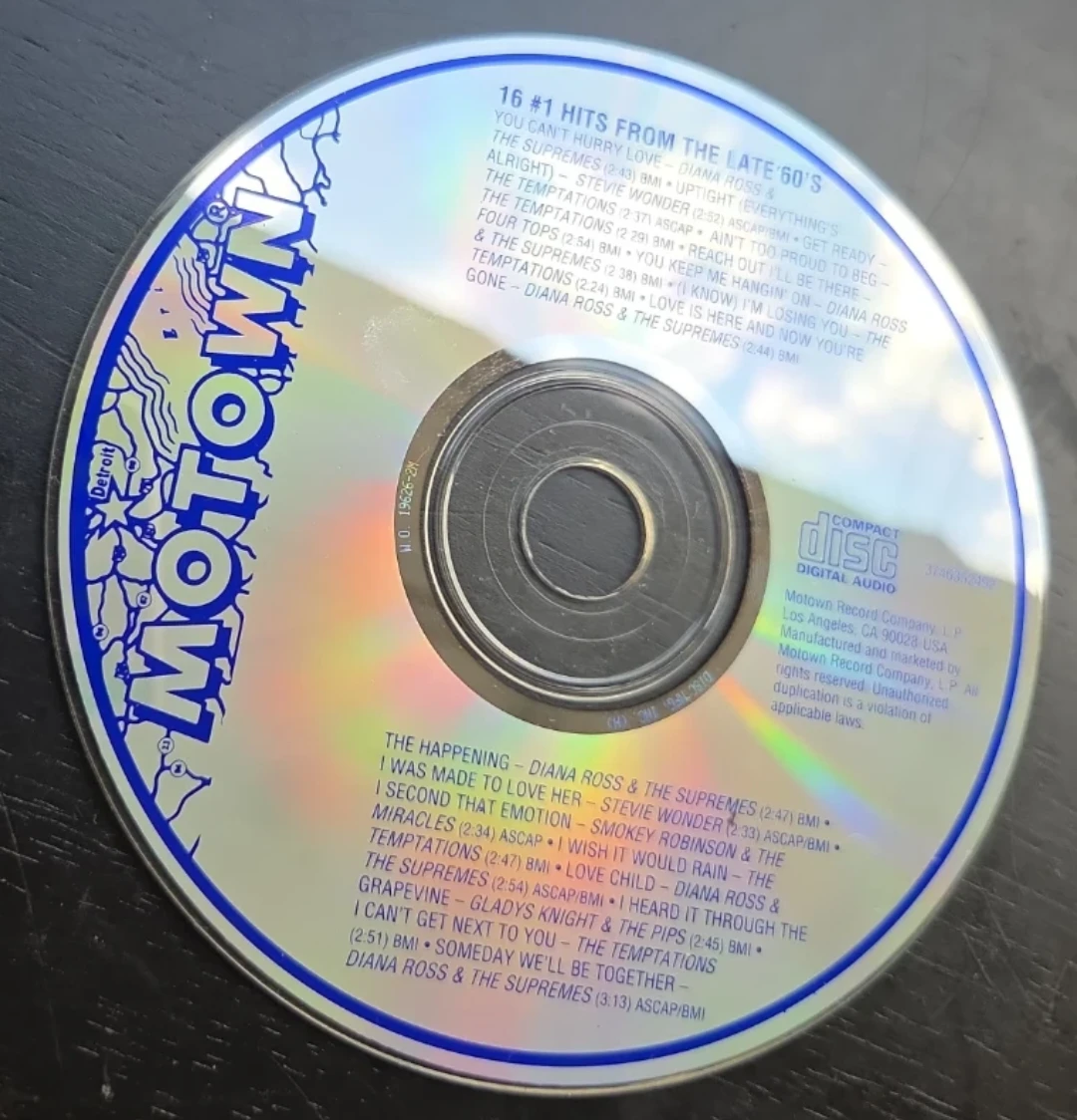 Motown 16 #1 Hits from the Late 60's CD - photo 2