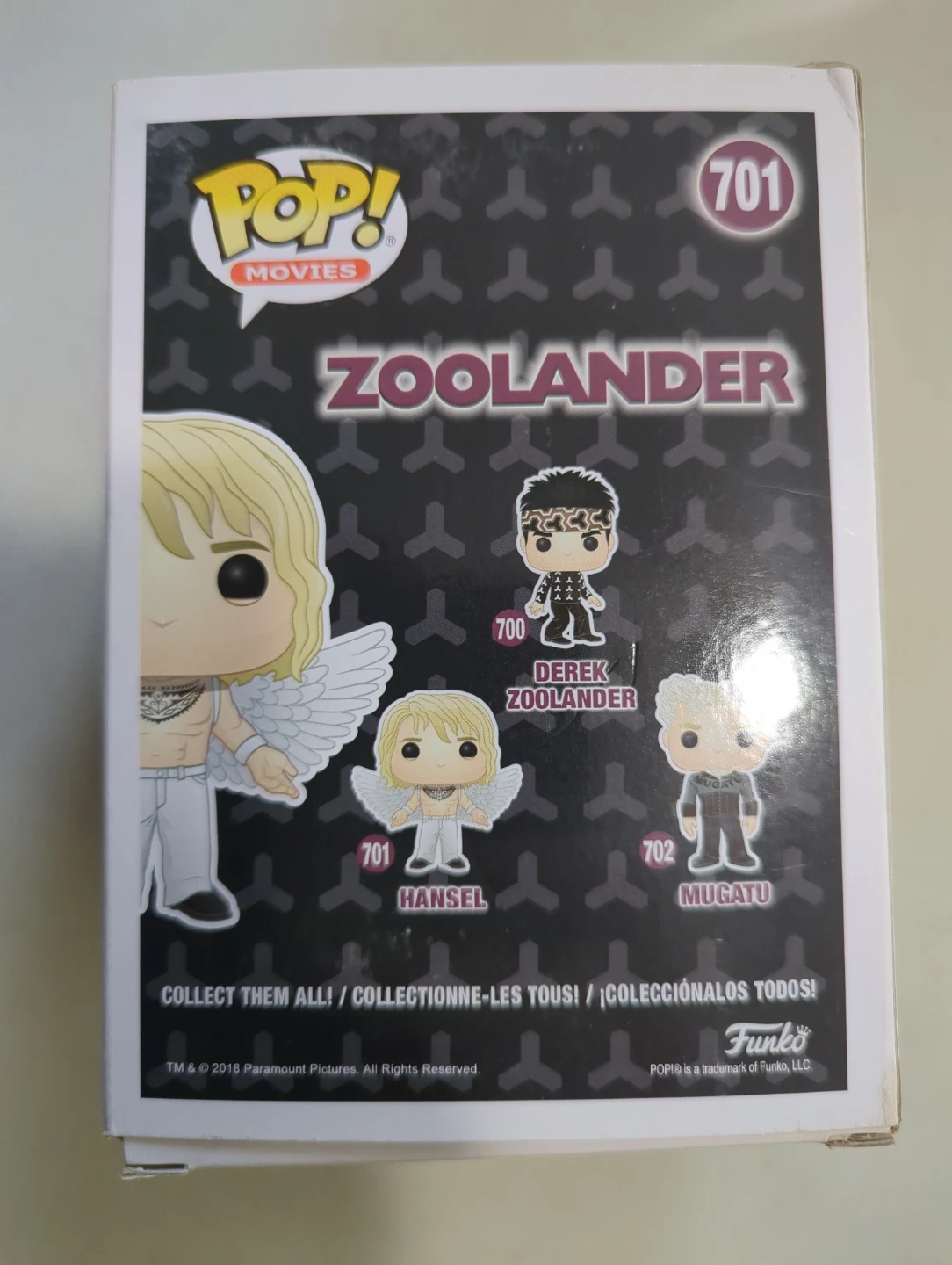 Funko Pop! Movies Zoolander Hansel #701 Vinyl Figure - photo 3