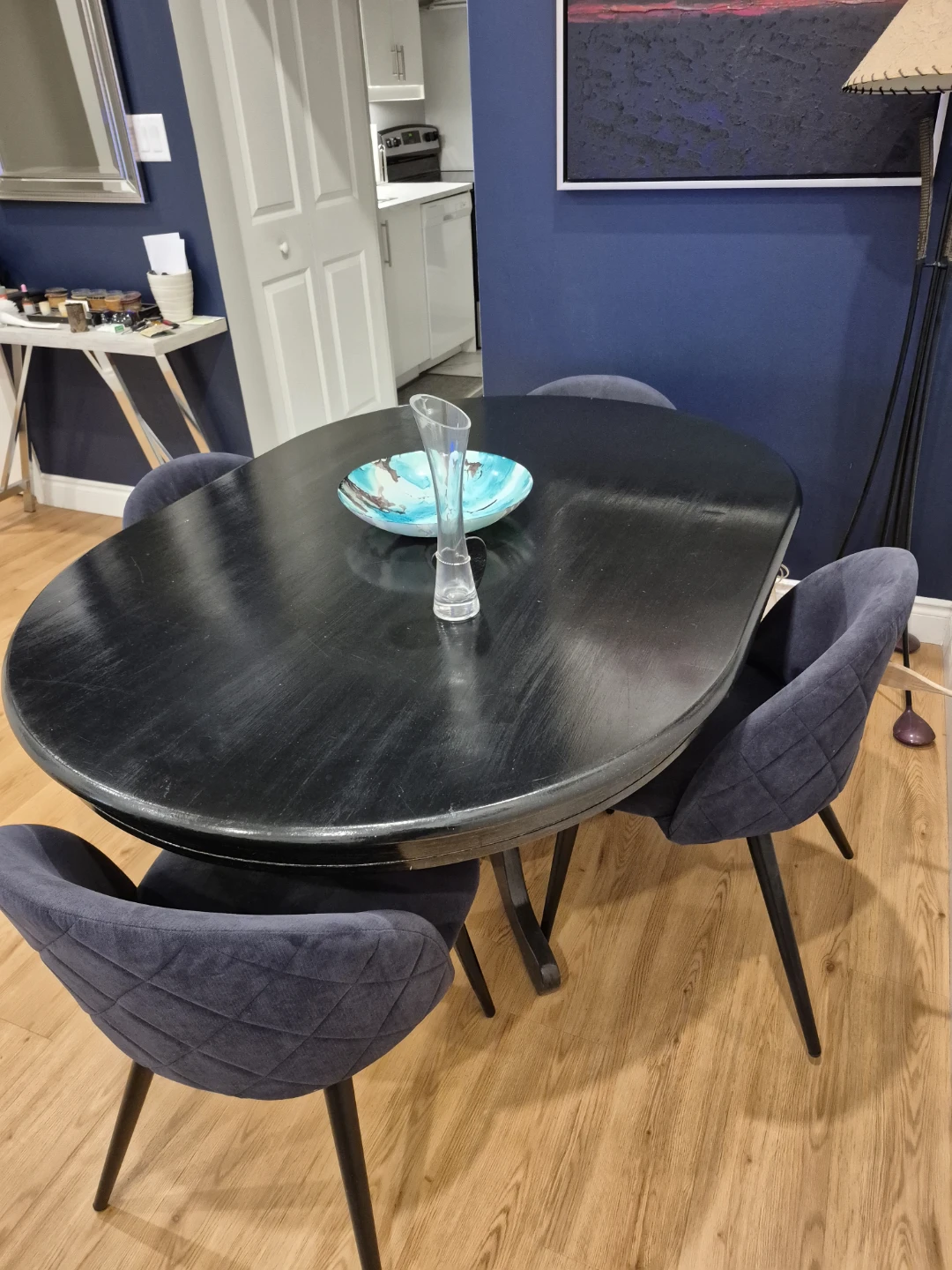 DINING TABLE WITH 4 CHAIRS