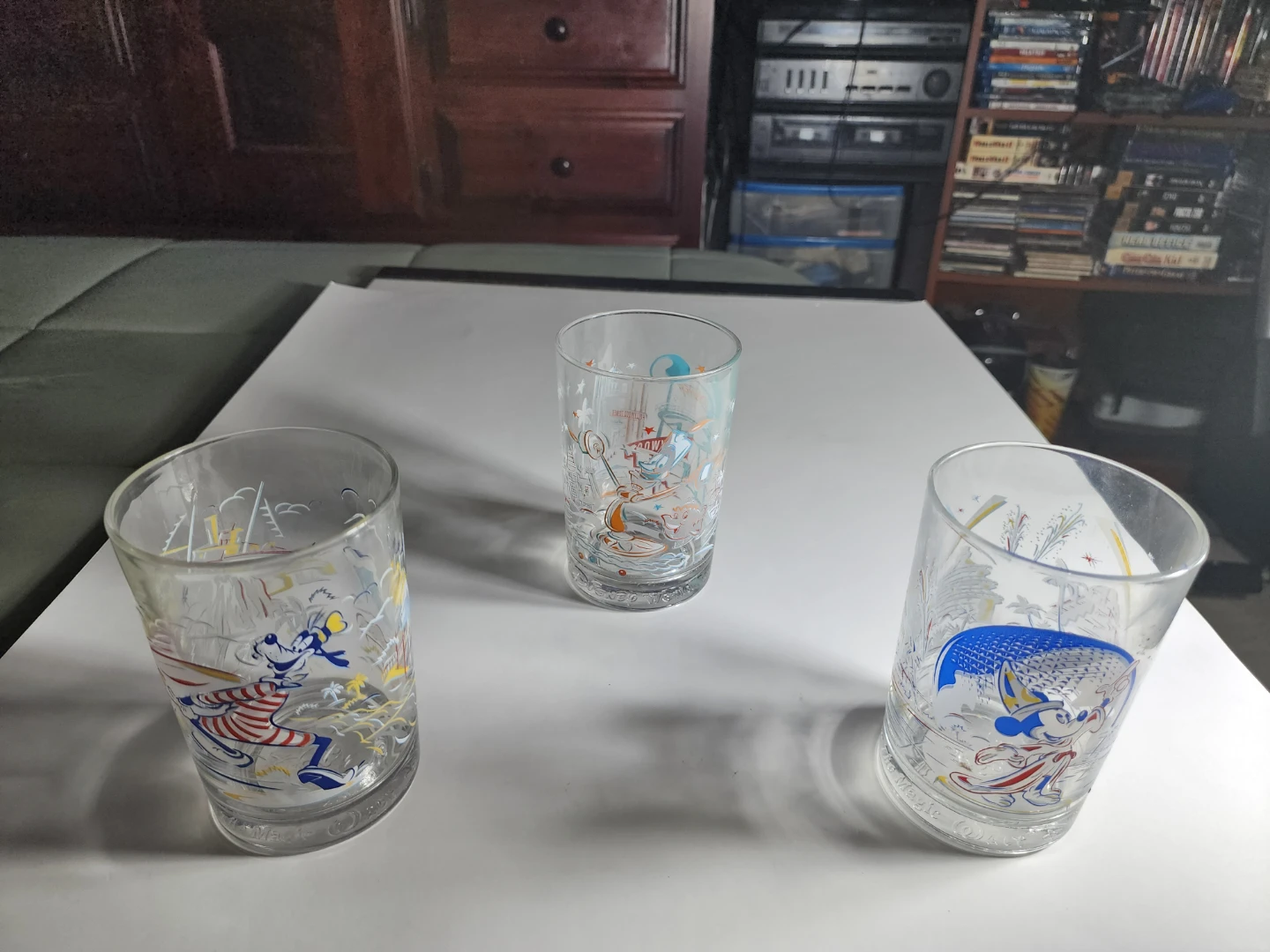 Set of 3 Disney Commemorative Glasses