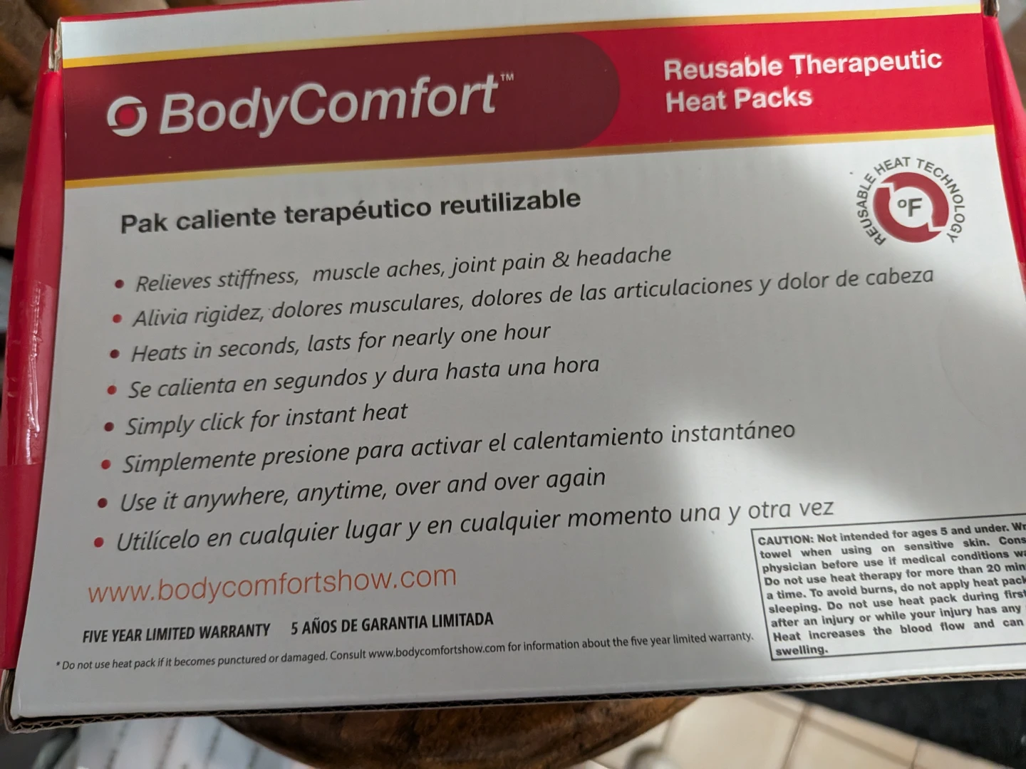 Heat packs reuseable - photo 3