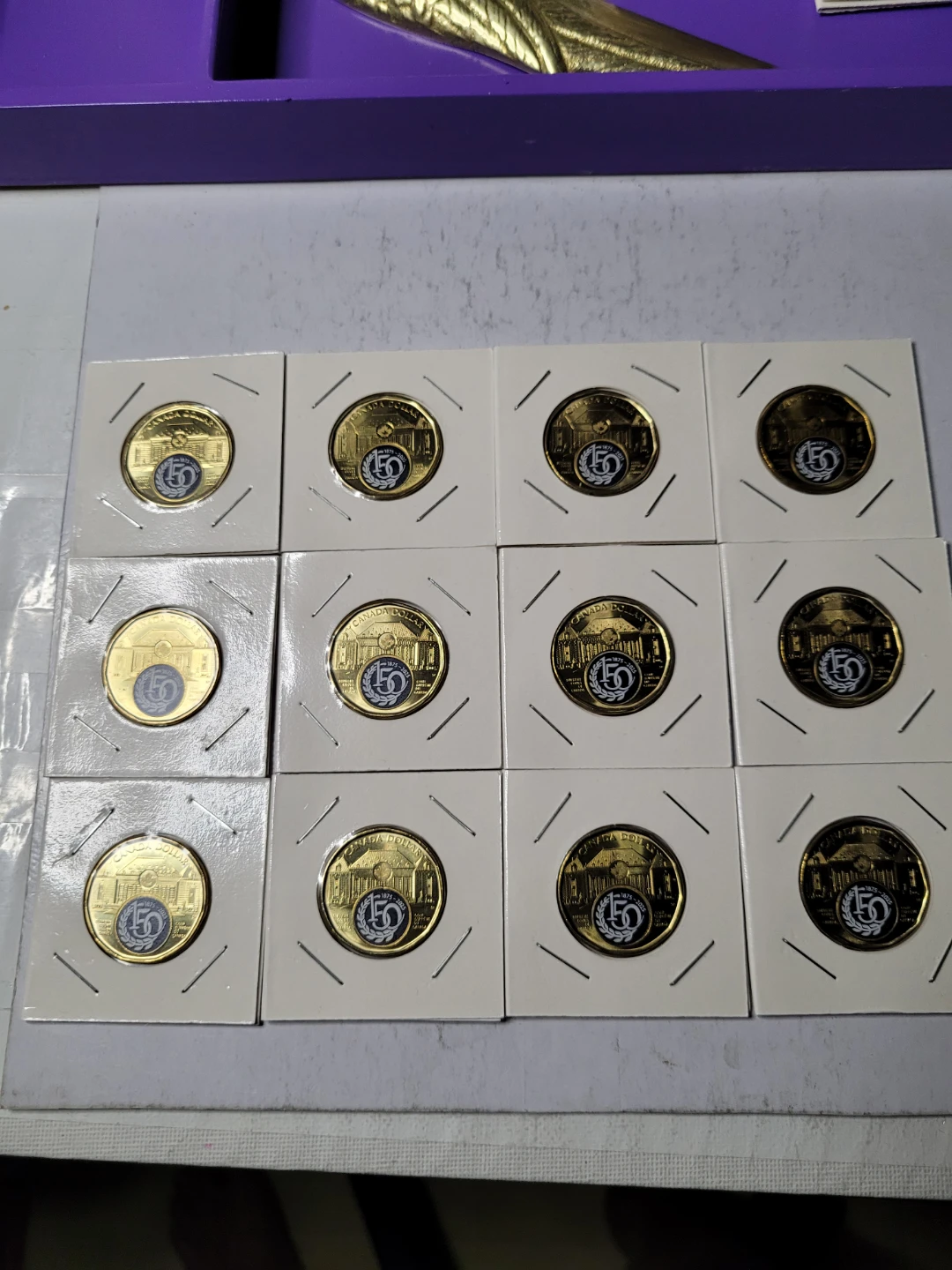 Canada Dollar Coins 12-Coin Set 1867-2017